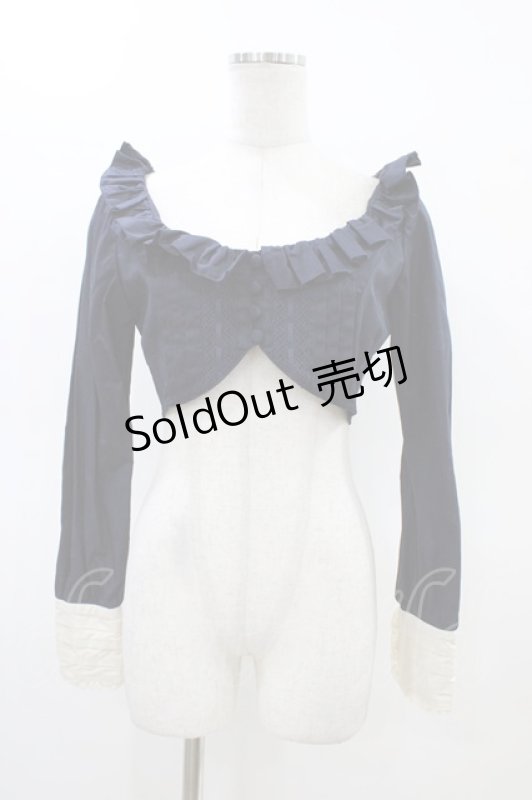 画像1: Mary Magdalene / アンジェリカブラウスボレロ Free ネイビー H-26-03-01-1049-CL-TO-NS-ZH (1)