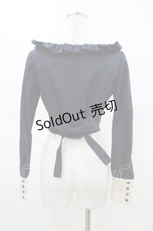 画像2: Mary Magdalene / アンジェリカブラウスボレロ Free ネイビー H-26-03-01-1049-CL-TO-NS-ZH (2)