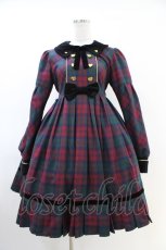 画像1: Angelic Pretty / Modern StudentワンピースSet Free グリーン H-26-03-01-1007-AP-OP-NS-ZH (1)