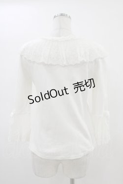 画像2: Angelic Pretty / Lacy Princessカットソー Free オフ H-26-03-01-1054-AP-TO-NS-ZH