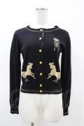 Angelic Pretty / Cirque du L'Etoileニットカーディガン Free ブラック H-26-03-01-1058-AP-TO-NS-ZH