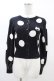画像1: Angelic Pretty / Dream Dot刺繍ニットカーディガン Free ブラック H-26-03-01-1059-AP-TO-NS-ZH (1)