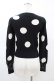 画像2: Angelic Pretty / Dream Dot刺繍ニットカーディガン Free ブラック H-26-03-01-1059-AP-TO-NS-ZH (2)