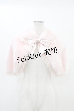 画像1: Angelic Pretty / Prettyリボンファーケープ Free ピンク H-26-03-01-1062-AP-TO-NS-ZH