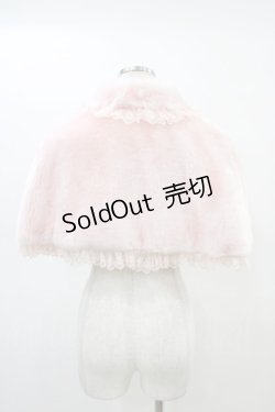 画像2: Angelic Pretty / Prettyリボンファーケープ Free ピンク H-26-03-01-1062-AP-TO-NS-ZH