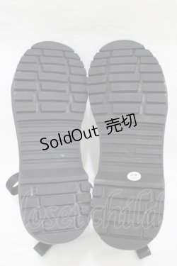 画像3: m petit by misako / レースアップショートブーツ LL ブラック H-26-03-01-1001-0-SH-NS-ZH