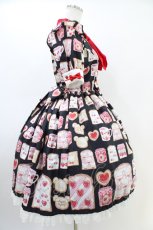 画像3: Angelic Pretty / Sunny Day Brunchワンピース Free ブラック H-26-03-01-1008-AP-OP-NS-ZH (3)