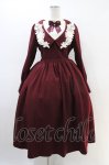 画像1: Innocent World / エメローズワンピース M ボルドー×生成/Bordeaux×Beige H-26-03-01-1009-IW-OP-NS-ZH (1)
