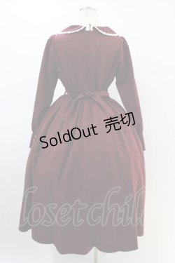 画像2: Innocent World / エメローズワンピース M ボルドー×生成/Bordeaux×Beige H-26-03-01-1009-IW-OP-NS-ZH