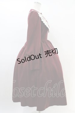 画像3: Innocent World / エメローズワンピース M ボルドー×生成/Bordeaux×Beige H-26-03-01-1009-IW-OP-NS-ZH