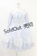 Angelic Pretty / Bright Sugarワンピース Free サックス H-26-03-01-1010-AP-OP-NS-ZH