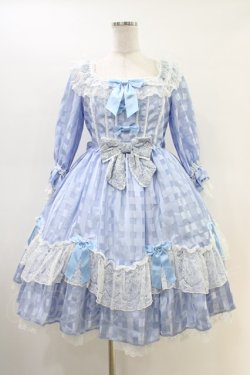 画像1: Angelic Pretty / Bright Sugarワンピース Free サックス H-26-03-01-1010-AP-OP-NS-ZH