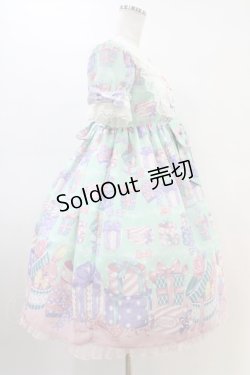 画像3: Angelic Pretty / ラッピングハートワンピース Free ミント H-26-03-01-1011-AP-OP-NS-ZH
