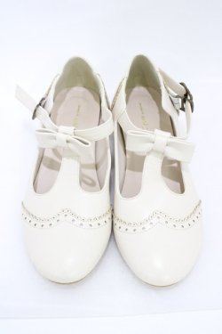 画像1: m petit by misako / AMPUリボンストラップP LL アイボリー H-26-03-01-1002-LO-SH-NS-ZH