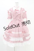 Angelic Pretty / Sweetフリルワンピース Free レッド H-26-03-01-1016-AP-OP-NS-ZH