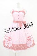 Angelic Pretty / Candy Popジャンパースカート Free ピンク/レッド H-26-03-01-1017-AP-OP-NS-ZH