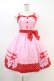 画像1: Angelic Pretty / Candy Popジャンパースカート Free ピンク/レッド H-26-03-01-1017-AP-OP-NS-ZH (1)