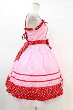 画像3: Angelic Pretty / Candy Popジャンパースカート Free ピンク/レッド H-26-03-01-1017-AP-OP-NS-ZH
