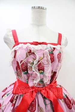 画像4: Angelic Pretty / Royal Crown Berryジャンパースカート Free ピンク H-26-03-01-1018-AP-OP-NS-ZH