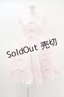 Angelic Pretty / Candyストライプリボンワンピース Free ピンク H-26