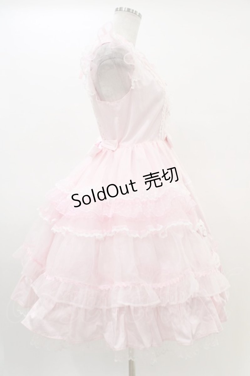 画像3: Angelic Pretty / Candyストライプリボンワンピース Free ピンク H-26-03-01-1019-AP-OP-NS-ZH (3)