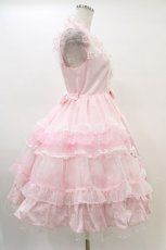 画像3: Angelic Pretty / Candyストライプリボンワンピース Free ピンク H-26-03-01-1019-AP-OP-NS-ZH (3)