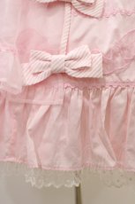 画像5: Angelic Pretty / Candyストライプリボンワンピース Free ピンク H-26-03-01-1019-AP-OP-NS-ZH (5)