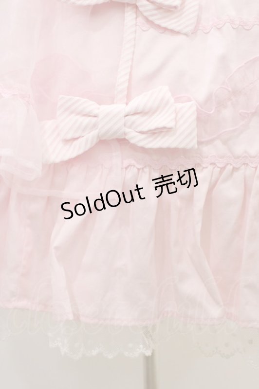 画像5: Angelic Pretty / Candyストライプリボンワンピース Free ピンク H-26-03-01-1019-AP-OP-NS-ZH (5)