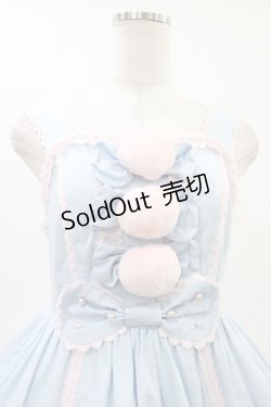 画像4: Angelic Pretty / なかよしバニージャンパースカート Free サックス/ピンク H-26-03-01-1020-AP-OP-NS-ZH