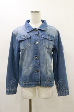 画像1: NieR Clothing / 4POCKETデニムジャケット  青 H-26-03-01-007-PU-JA-KB-ZH