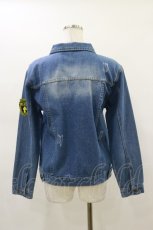 画像2: NieR Clothing / 4POCKETデニムジャケット  青 H-26-03-01-007-PU-JA-KB-ZH (2)
