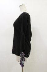 画像3: Qutie Frash / クロスインナーT  黒×紫 H-26-03-01-010-QU-TO-KB-ZH (3)