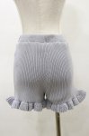 画像2: merry jenny / フリルニットショートパンツ  アイスブルー H-26-03-01-014-LO-PA-KB-ZH (2)