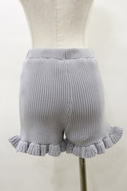 画像2: merry jenny / フリルニットショートパンツ  アイスブルー H-26-03-01-014-LO-PA-KB-ZH