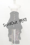 Qutie Frash / コルセットスカート  黒 H-26-03-01-016-QU-SK-KB-ZH