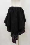 画像2: Qutie Frash / フリルラップスカート  黒×紫 H-26-03-01-017-QU-SK-KB-ZH (2)