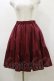 画像1: ATELIER BOZ / アンダースカート  ボルドーストライプ H-26-03-01-019-EL-SK-KB-ZH (1)