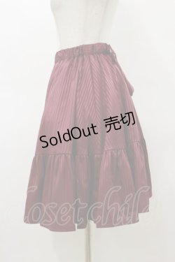 画像3: ATELIER BOZ / アンダースカート  ボルドーストライプ H-26-03-01-019-EL-SK-KB-ZH