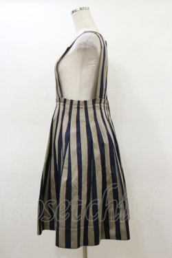 画像3: Jane Marple / Regimental stripeのジャンパースカート  グレー×ネイビー H-26-03-01-026-JM-OP-KB-ZH