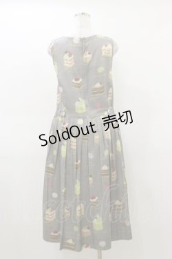 画像2: Jane Marple / Patisserie francaiseタブリエドレス  グレー H-26-03-01-027-JM-OP-KB-ZH