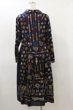 画像2: Jane Marple / The DressmakerのDayドレス  ネイビー H-26-03-01-029-JM-OP-KB-ZH