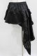 画像3: Qutie Frash / アシメラップスカート  黒 H-26-03-02-027-QU-SK-KB-ZH (3)