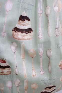 画像4: Leur Getter / Cream Choux Puff袖付きワンピース M ミント H-26-03-02-003-LU-OP-KB-ZH