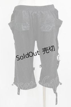 画像3: Qutie Frash / ミリタリーパンツ  黒 H-26-03-02-032-QU-PA-KB-ZH