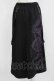 画像3: Qutie Frash / インナーパンツ付スリットスカート  黒×紫 H-26-03-02-035-QU-SK-KB-ZH (3)