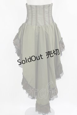 画像3: Qutie Frash / ロングオーバーコルセット  カーキ H-26-03-02-038-QU-ZA-KB-ZH