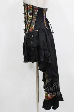 画像2: Qutie Frash / オーバーコルセット  黒 H-26-03-02-042-QU-ZA-KB-ZH