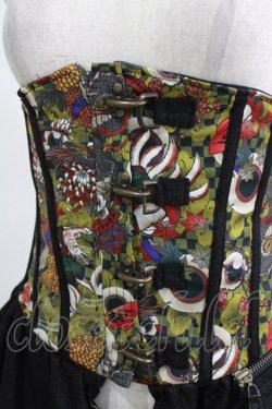 画像4: Qutie Frash / オーバーコルセット  黒 H-26-03-02-042-QU-ZA-KB-ZH