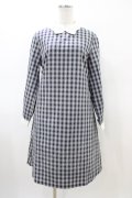 F i.n.t / クレリックチェックワンピース/ハローキティ Free NAVY H-26-03-02-1033-CA-OP-NS-ZH