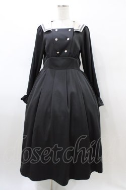 画像1: m petit by misako / サンリオキャラクターズコラボ クロミセーラーワンピース S ブラック H-26-03-02-1035-LO-OP-NS-ZH